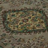 One-of-a-kind turkish handwoven vintage rug - rustic vintage charm 270x 164 cm