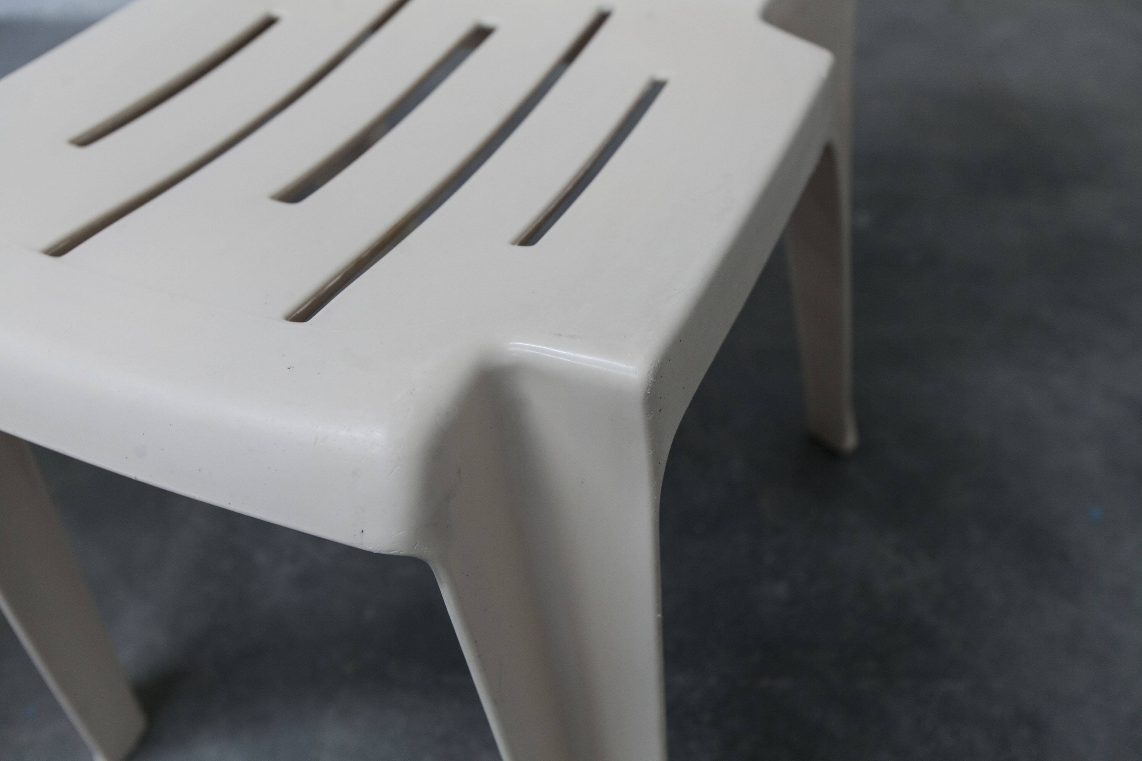 Set of 4 Samba chairs, manufactured by Henry Massonnet, designed by Pierre Paulin