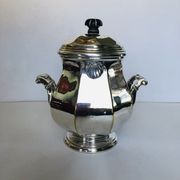Tea service party and silver metal coffee