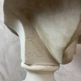 Bust of a woman in Biscuit signed