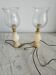 2 lampes marbre