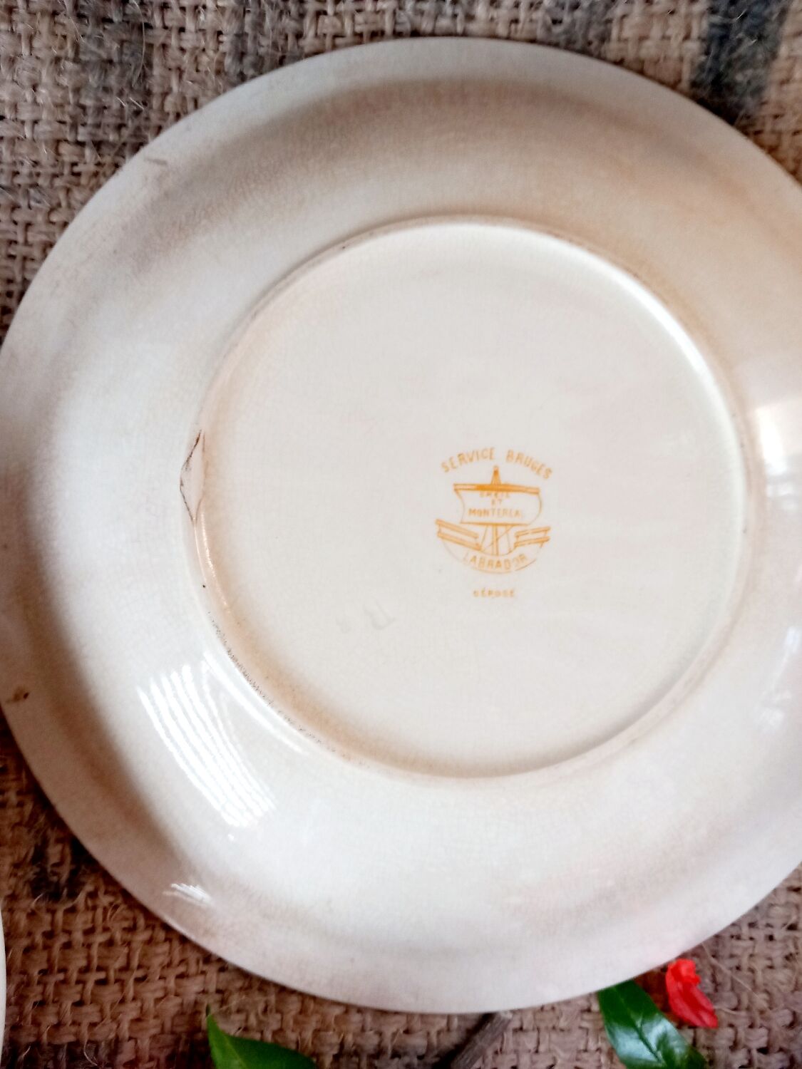 Assiettes semi creuses x2 Bruges