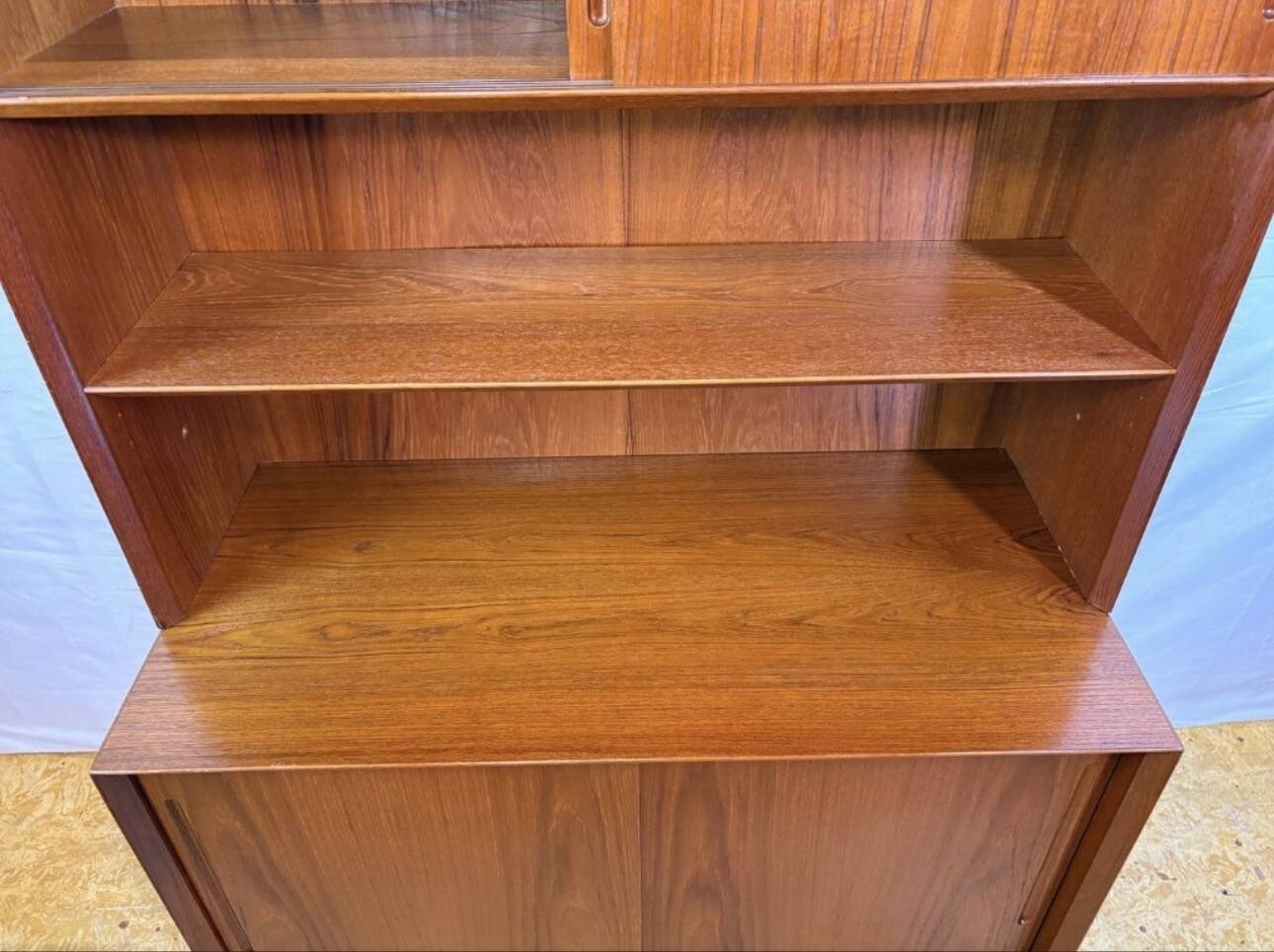 Mid Century Retro Teak Wall Unit / Bookcase by Poul Hundevad (1960s)  A fan