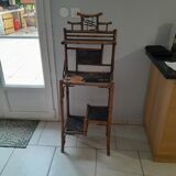 Shelf furniture in lacquered Japanese Chinese bamboo