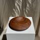 Small circular teak monoxyle pocket tray D25 H7