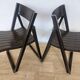 Pair of Rare Folding Chairs Dabaya, Allibert, France, 1970s