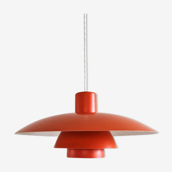 Red PH 4/3 Pendant Lamp by Poul Henningsen for Louis Poulsen, Denmark, 1960s