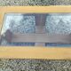 Coffee table glass wood 80s