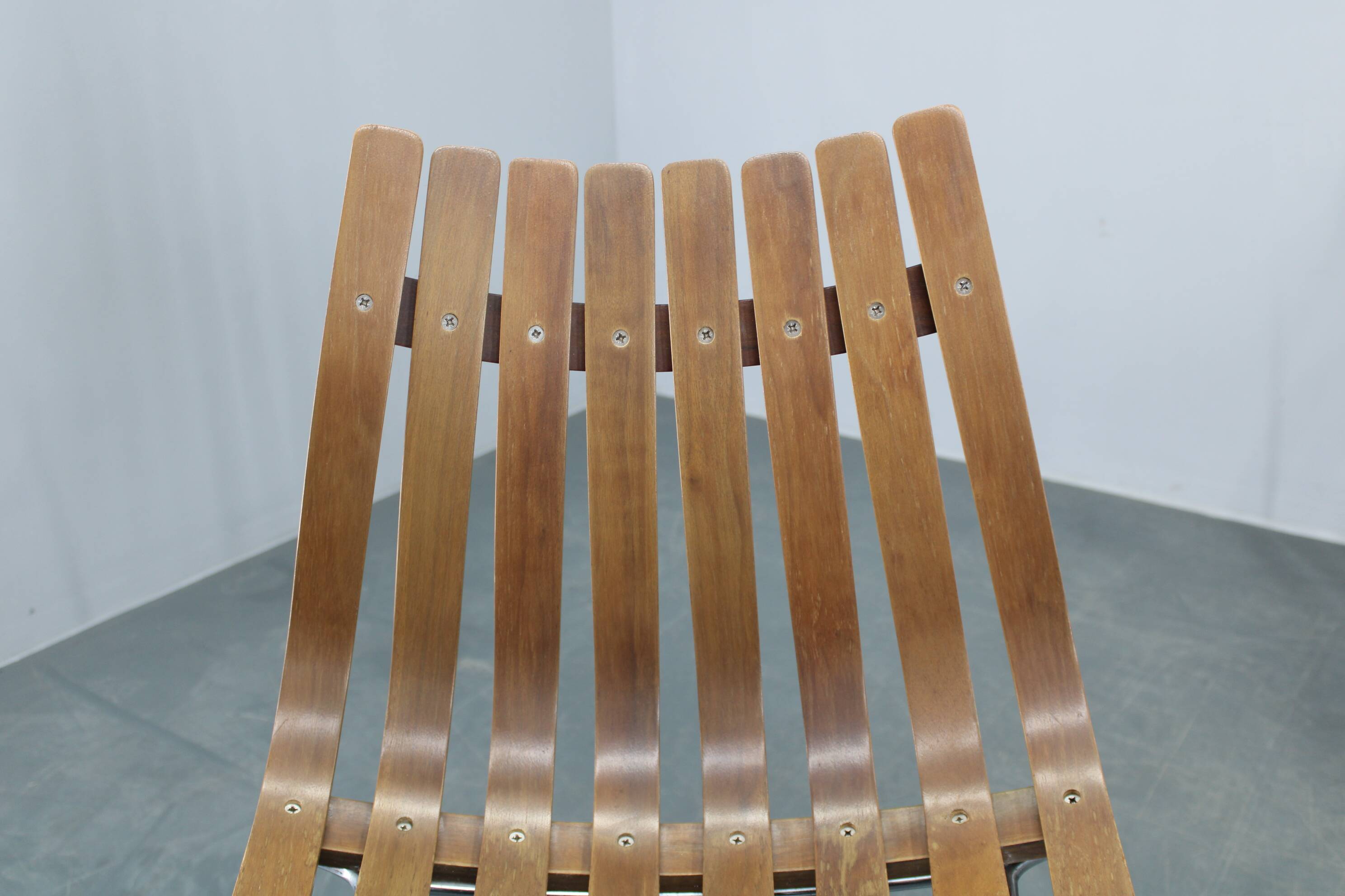 1980s Set of Six Scandinavian Teak Dining Chairs