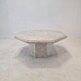 Table basse en pierre années 1980