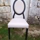 Set armchairs and chairs medallion design