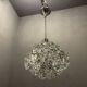 Cut crystal light pendant by kinkeldey, 1970s