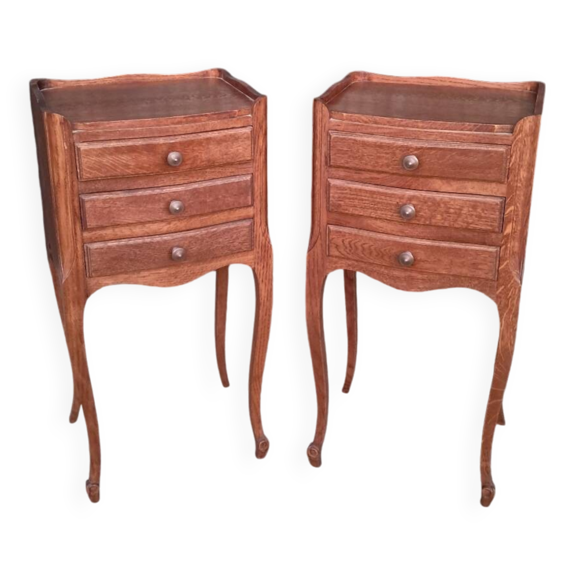 2 Louis XV style bedside tables