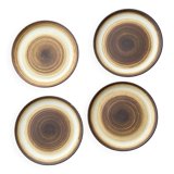 Set of 4 vintage desert plates by Longchamp