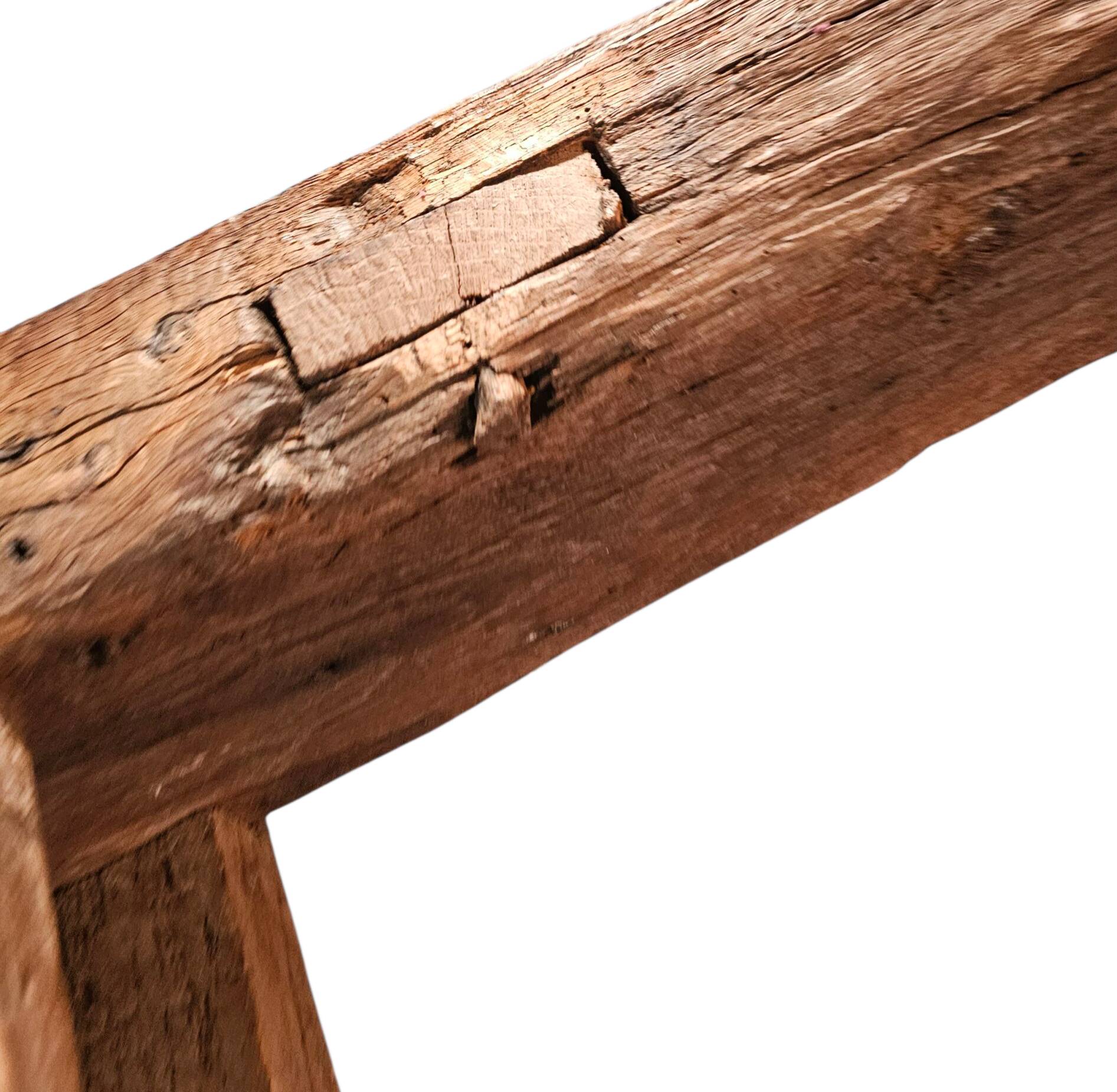 Brutalist /oak coffee / side table / 1960s /