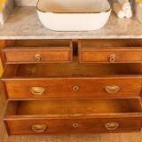 Vanity unit converted into a washbasin unit.