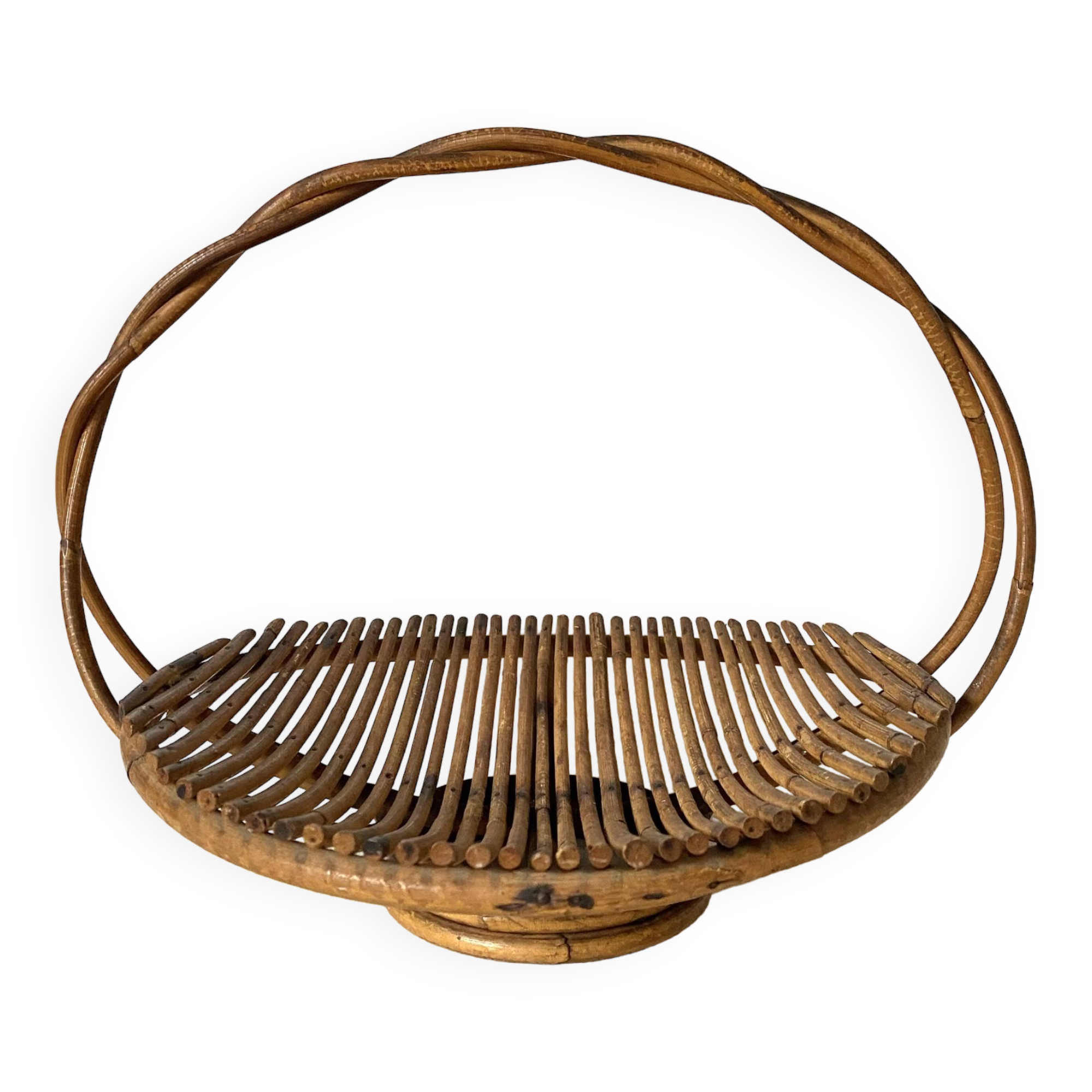 Vintage wicker basket