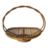 Vintage rattan basket