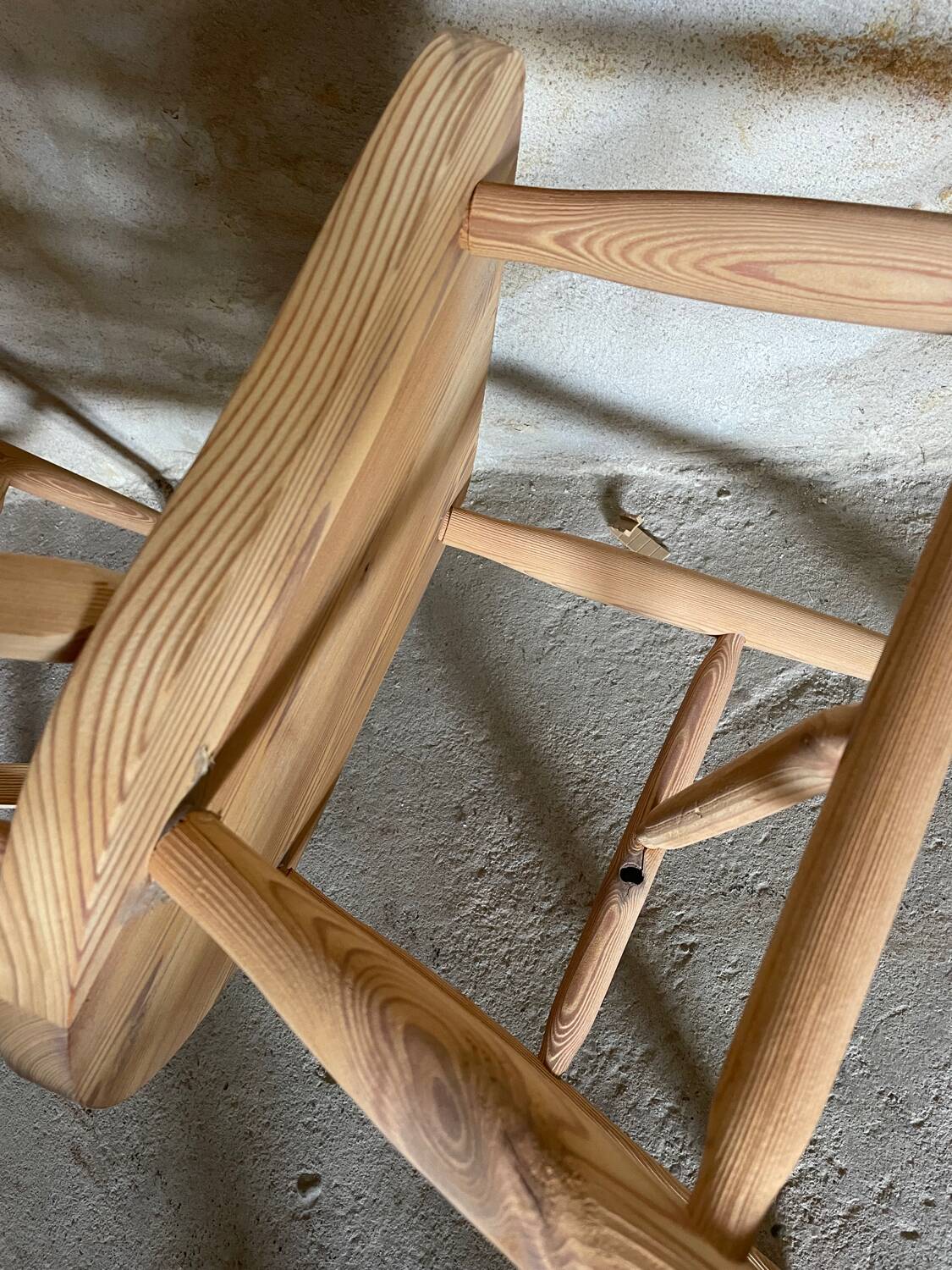 Lot of Ercol Windsor style wooden chairs