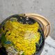 Vintage French school globe – model with black oceans