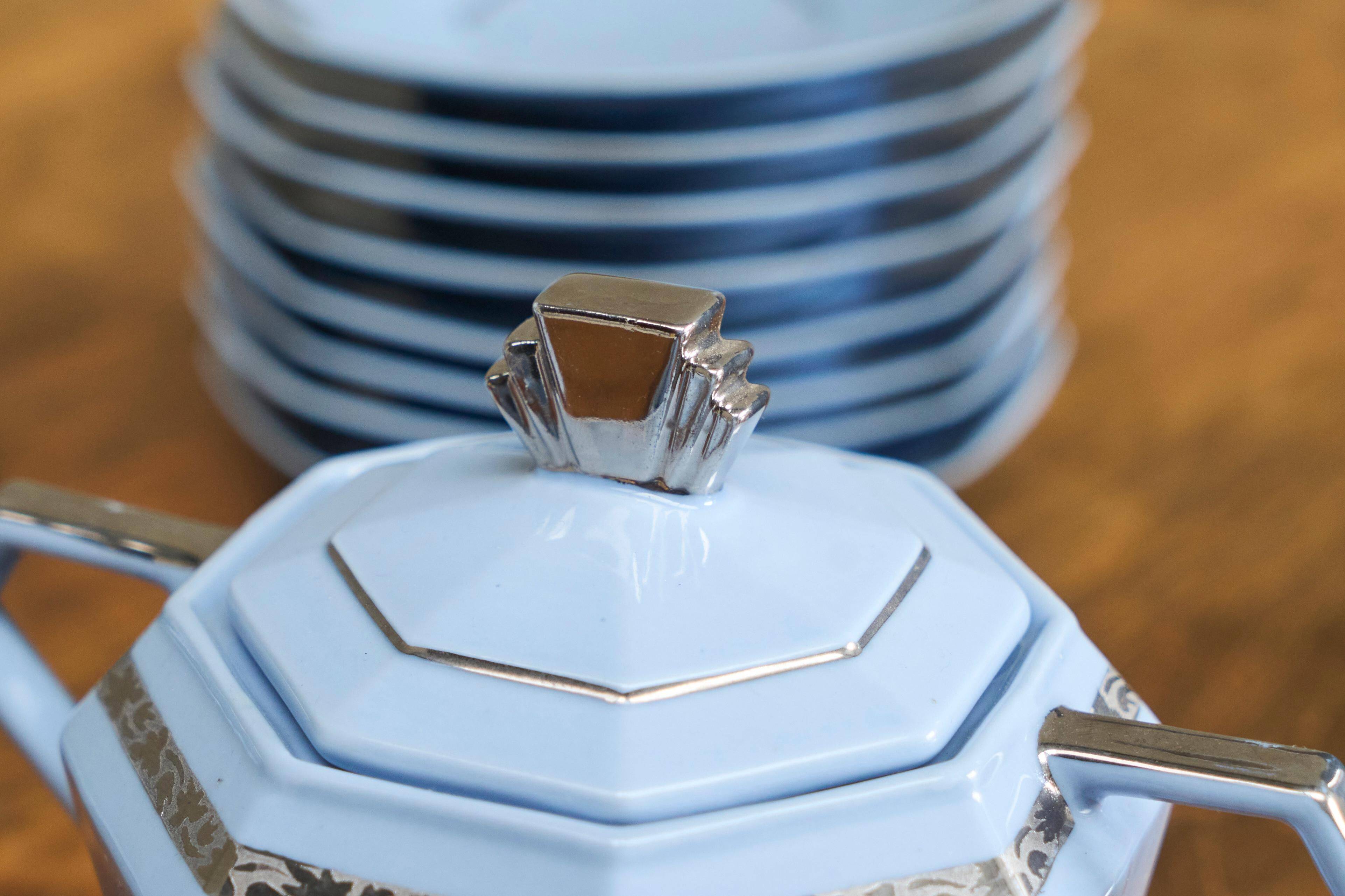 Art Deco coffee service Belgian 1930s