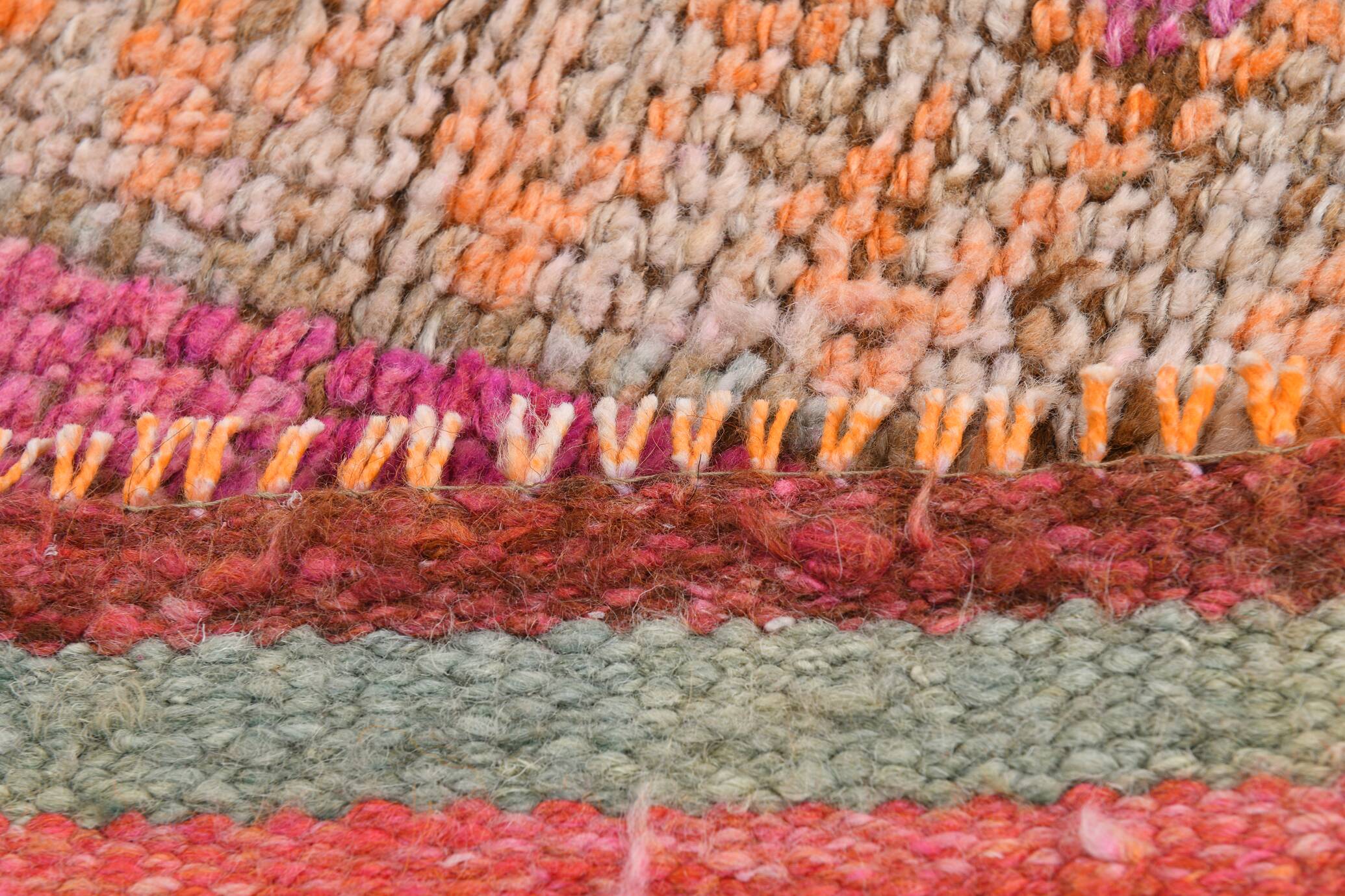 3x10 Pink & Brown Oriental Vintage Runner, 90x317Cm