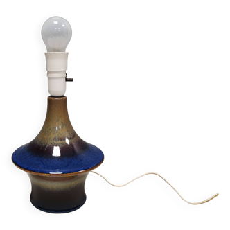 Very nice and rare ‘UFO’ Søholm table lamp in ceramic. Denmark 1970-80s