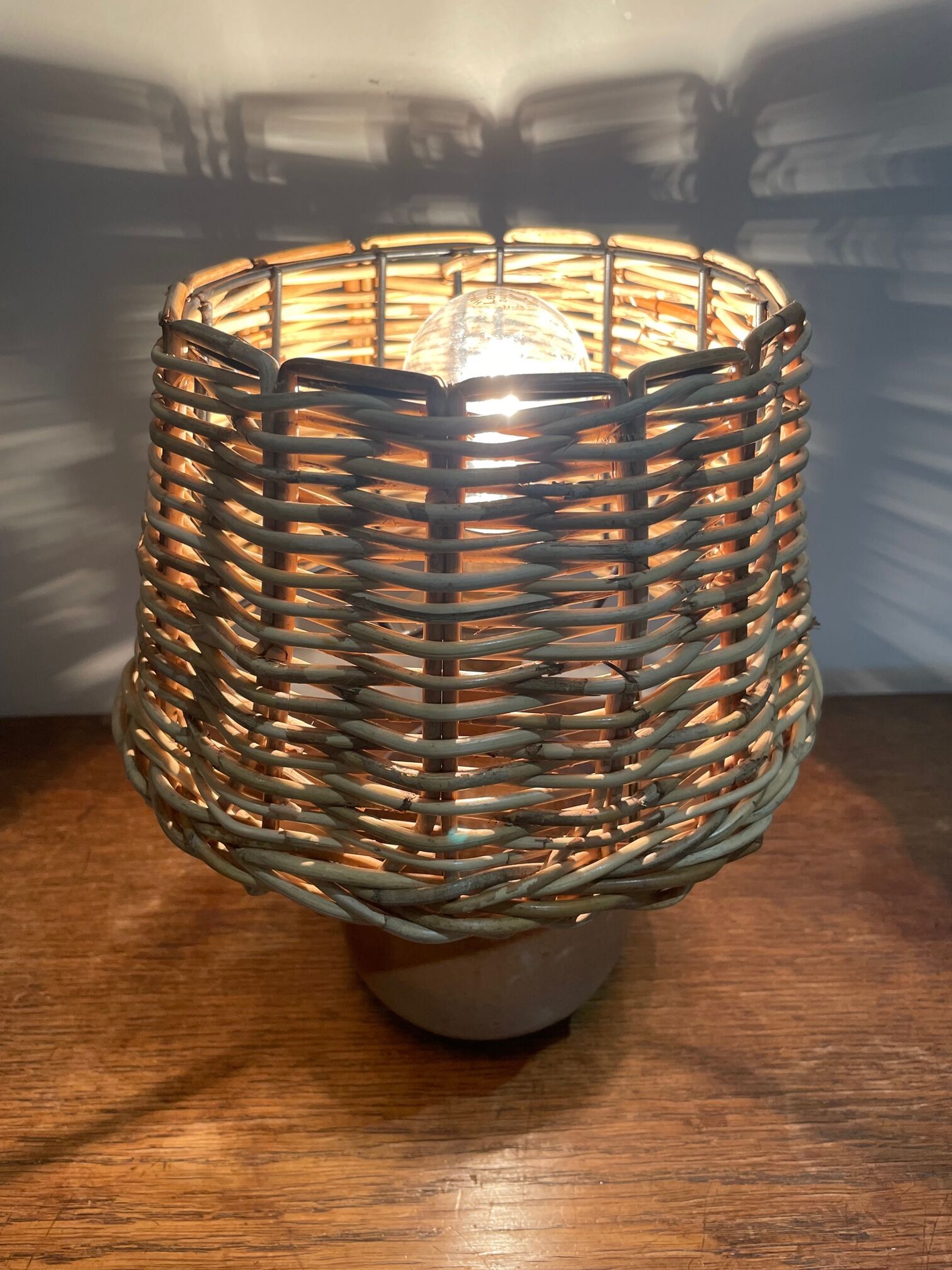 Ceramic lamp cyclades anduze