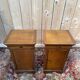 Pair of bedside tables in Louis Philippe style, 20th century - Solid wood
