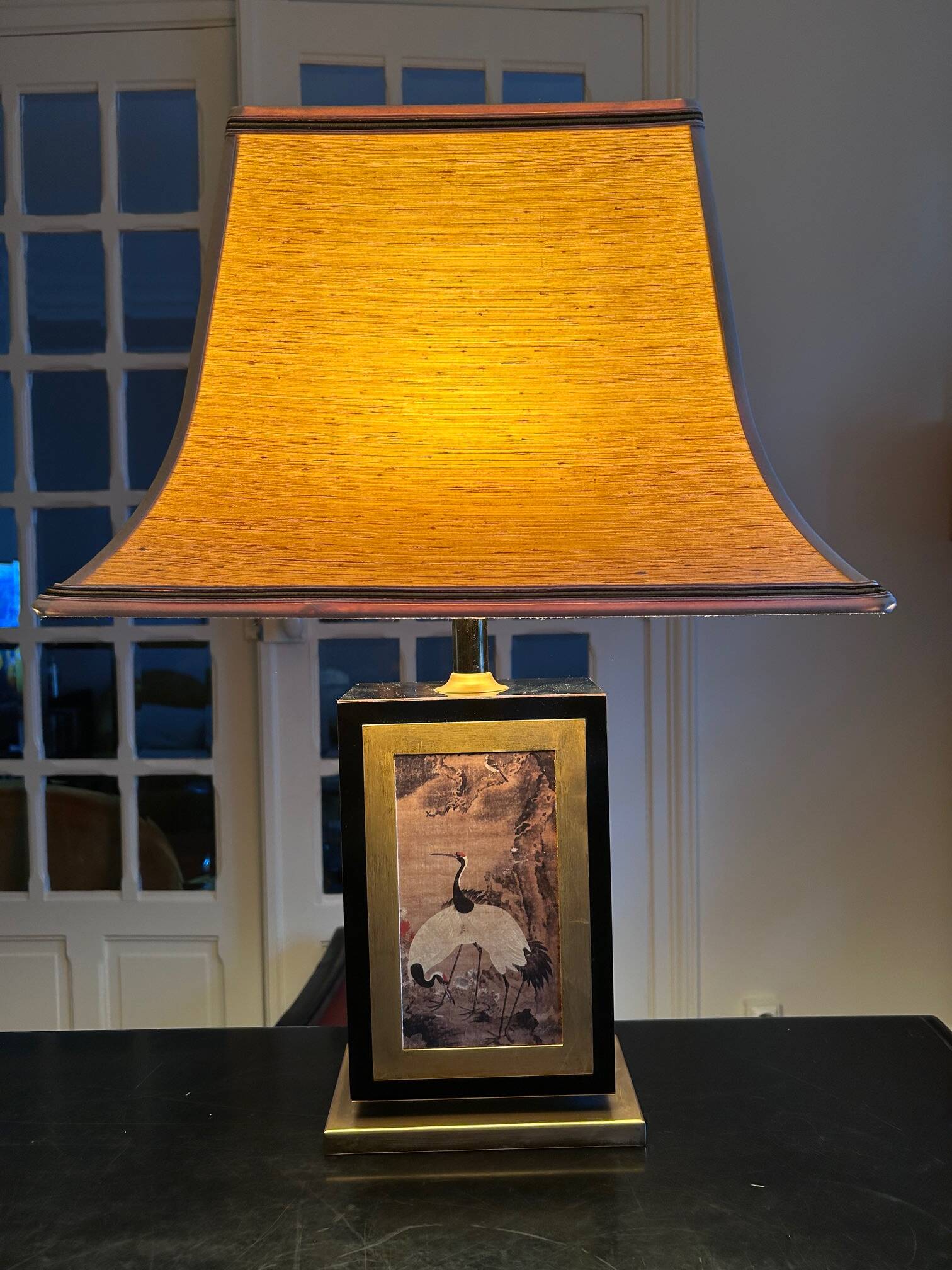 large asian pagoda lamp