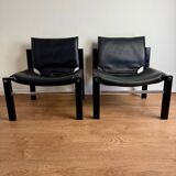 Pair of Safari armchairs by Maurice Burke for Arkana – England, year