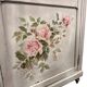 Old wood hosiery cabinet display case