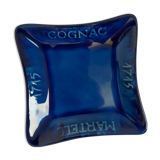 blue ashtray Saint Clément publiciataire Cognac Martel 1715