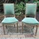 Pair of Louis XVI style chairs