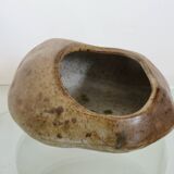 Ceramic pocket emptier, signed