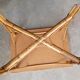Rattan coffee table, vintage 60s