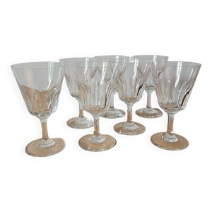Lot de 7 verres à vin