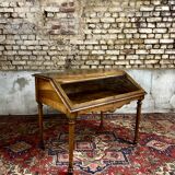 Exhibition Showcase In Walnut From The 19th Century