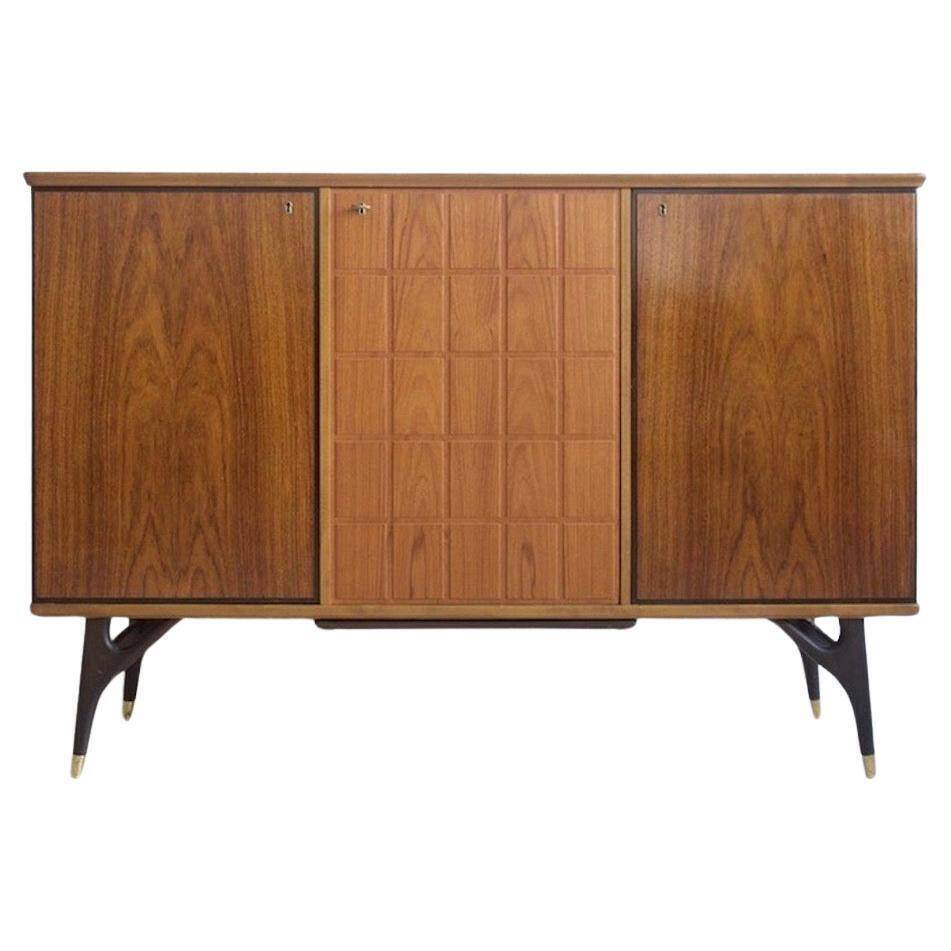 Buffet scandinave en hêtre et teck de Tabergs Mobler
