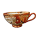 Porcelain tea cup Japanese pattern diam 9.5 cm