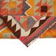 Turkish Handwoven Vintage Herki Kilim 93 cm x 322 cm