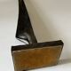 Vintage 60s metal brutalist lamp