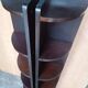 Paire d'encoignure colonne style art deco acajou