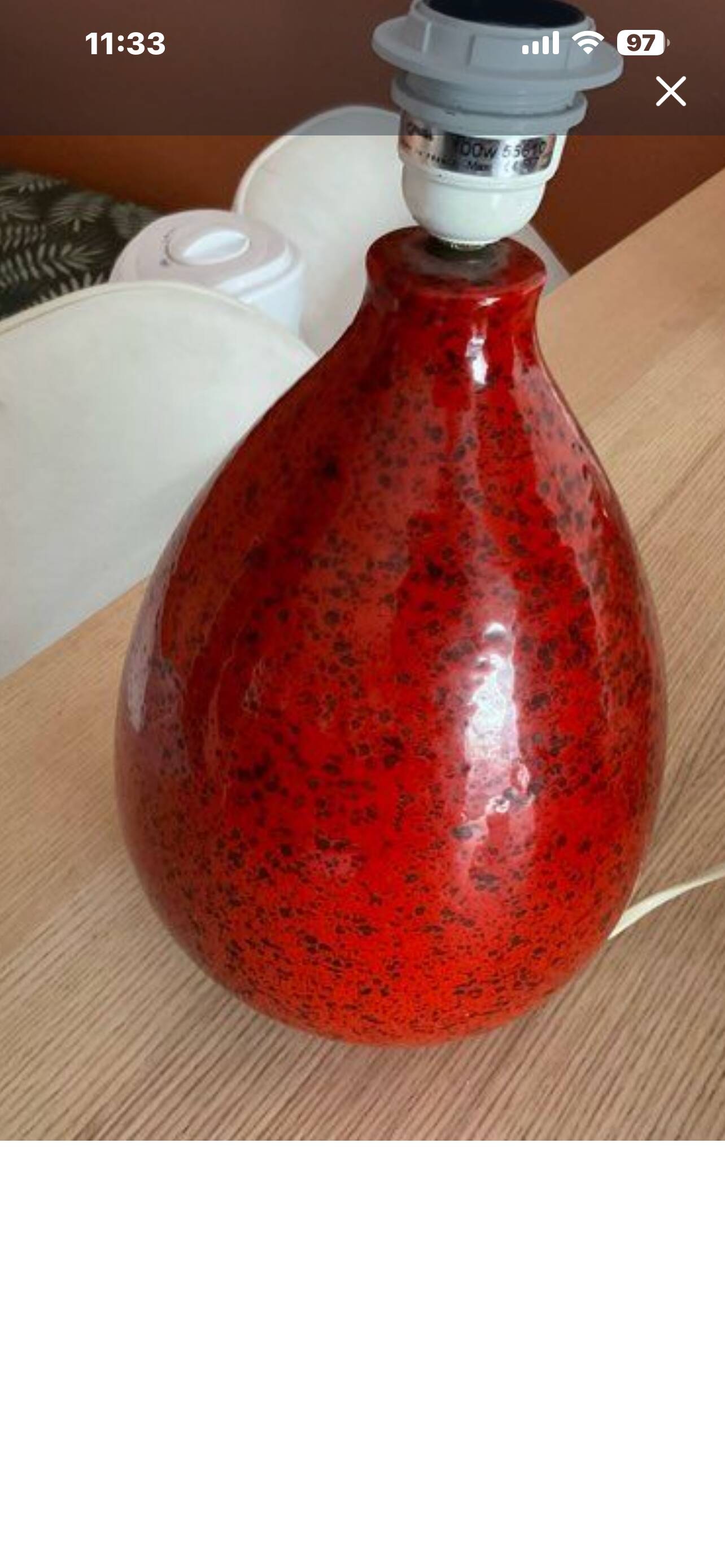 Ceramic ball lamp