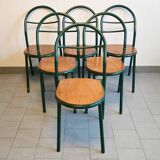 Set of 6 vintage Mobilor 1950 chairs