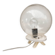Space Age lamp with spherical bubble glass shade, Germany 1970s.