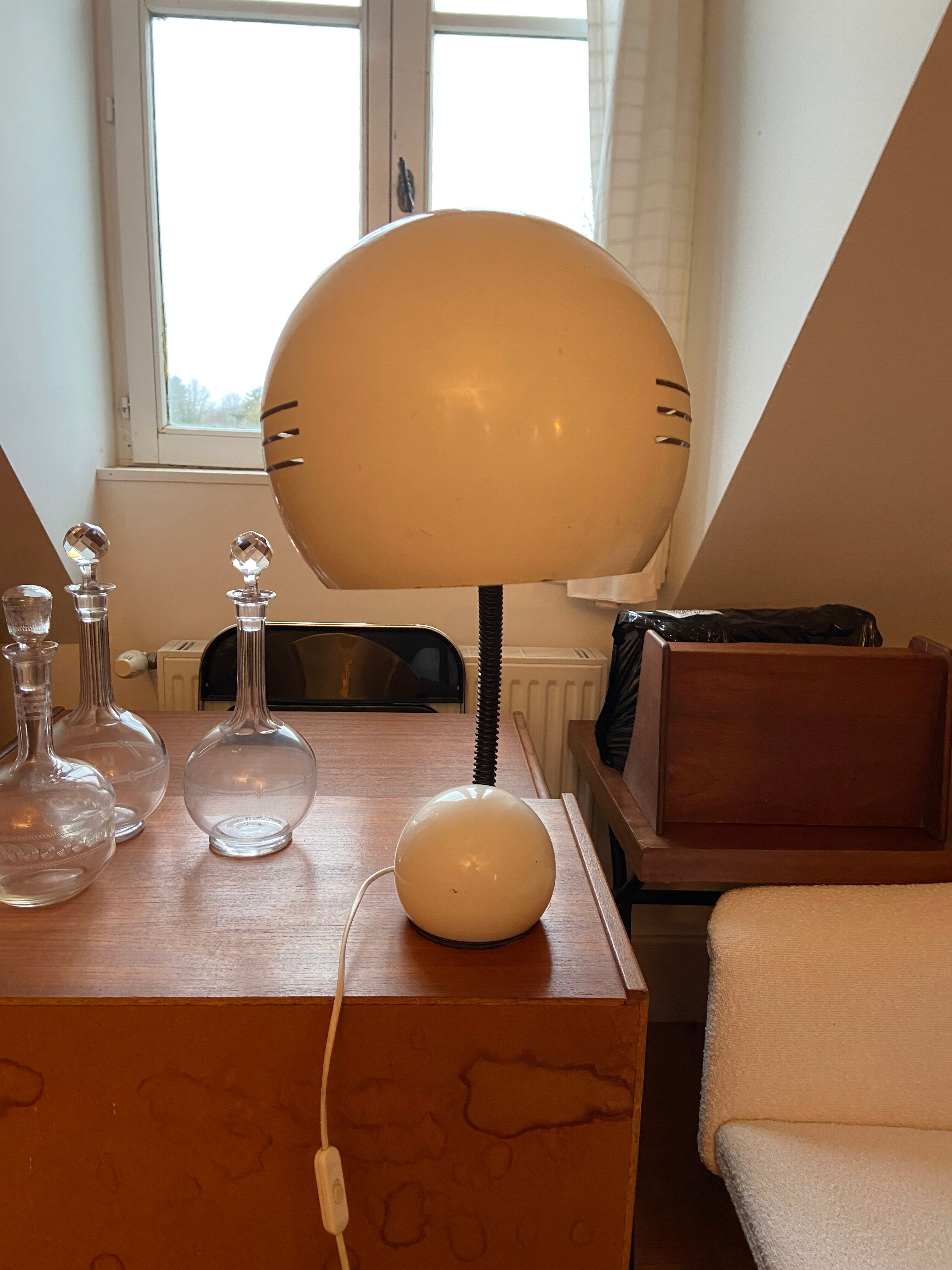 Desk lamp in metal year 70