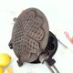 Antique Waffle Maker. French Cast Iron Waffle Pan.