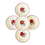 Assiettes à dessert, modèle Germaine, Badonviller