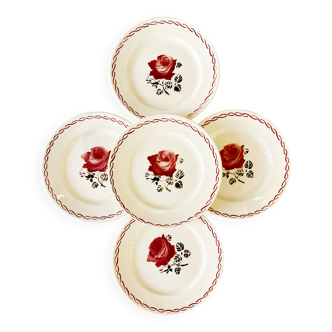 Assiettes à dessert, modèle Germaine, Badonviller